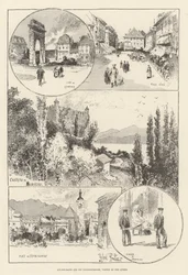Aix-les-Bains y sus alrededores, visitados por la Reina